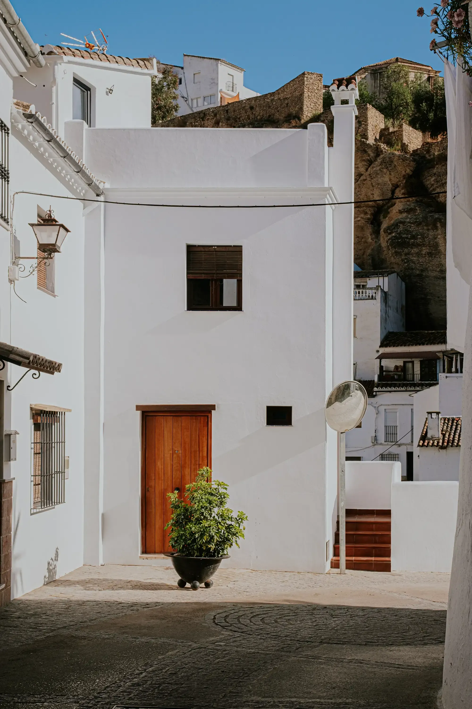 White houses in Setenil de las Bodegas
