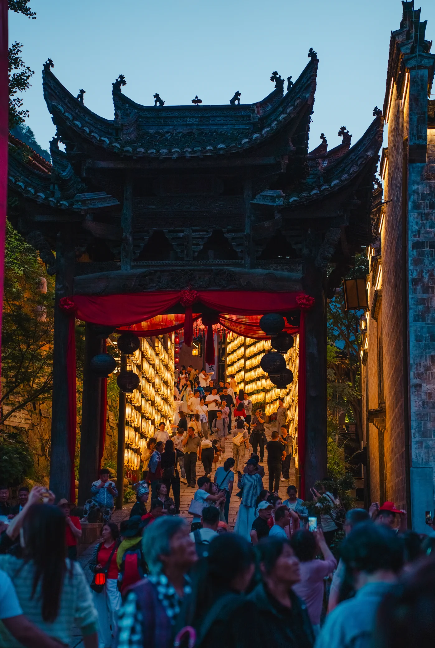 Wangxian Valley Lantern Tunnel