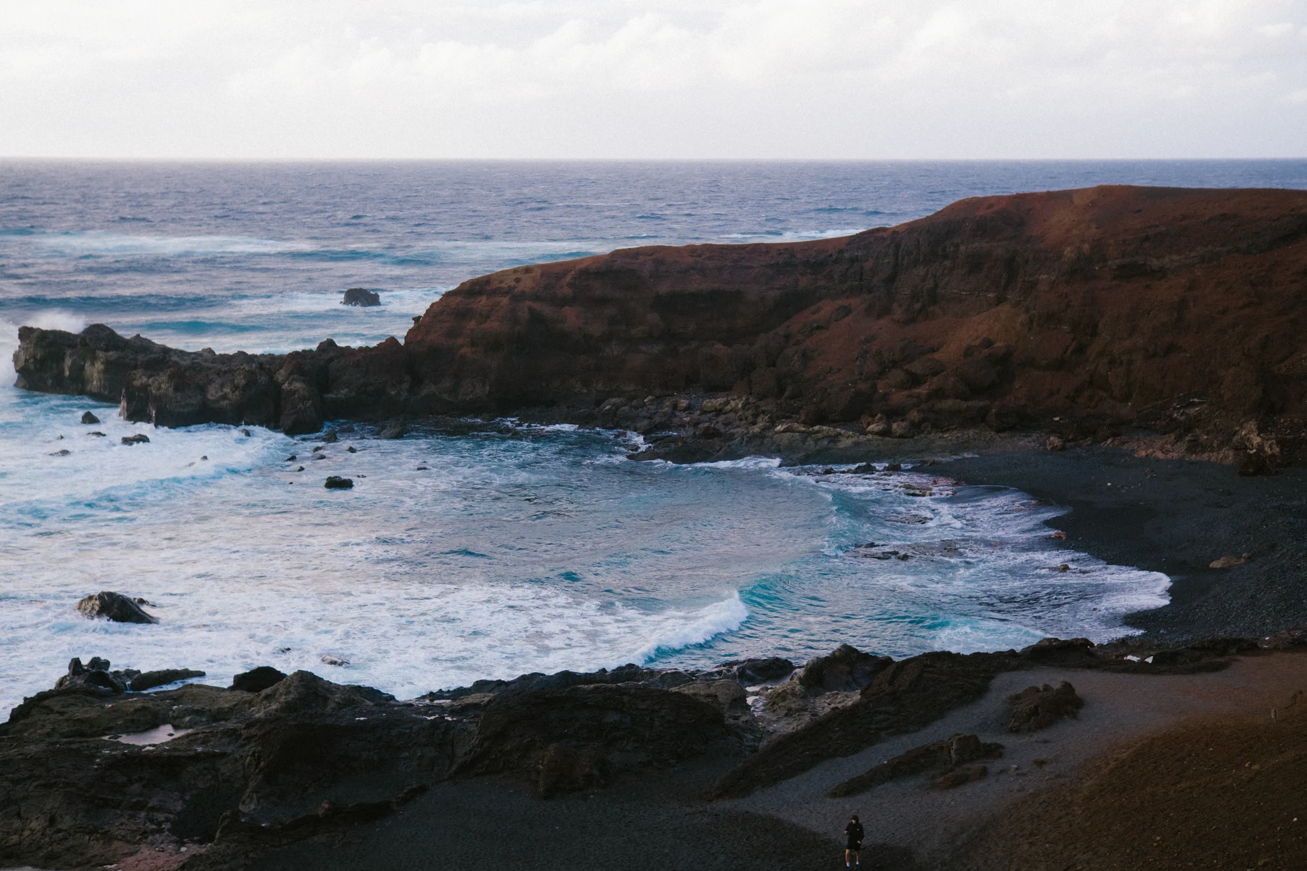 A beach in Lanzarote