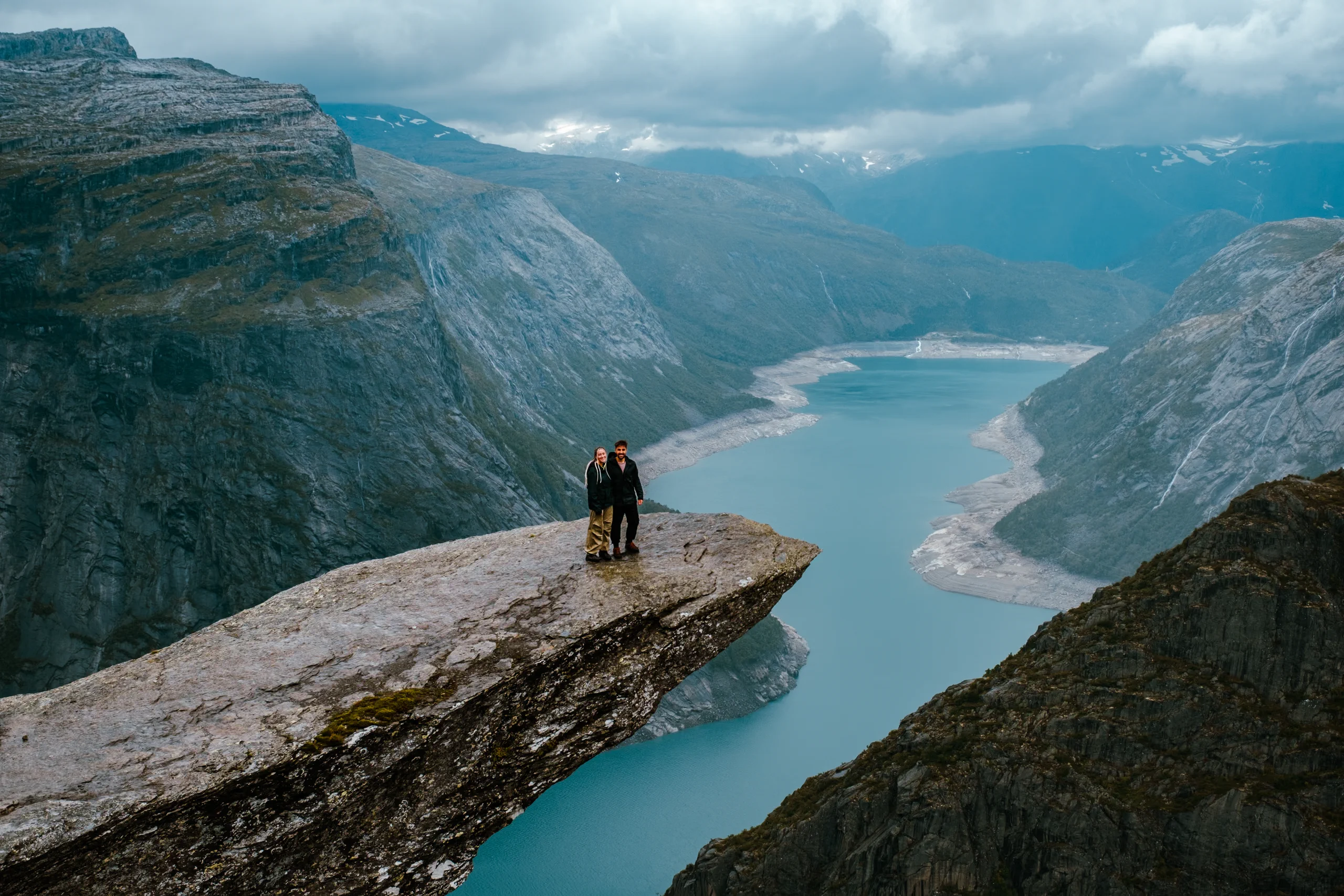 Me and Letizia on the Trolltunga fjord