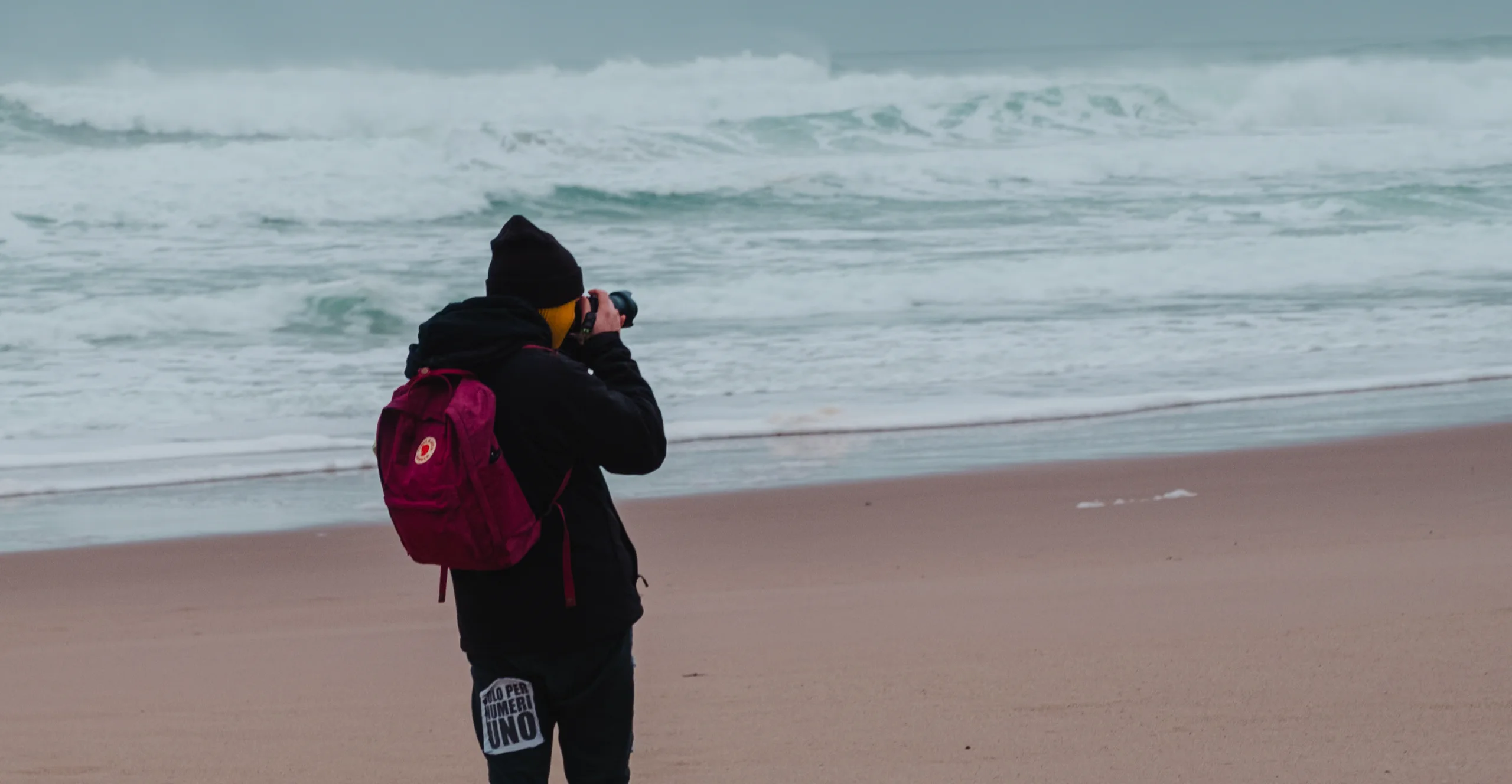 Iair taking a picture of the sea