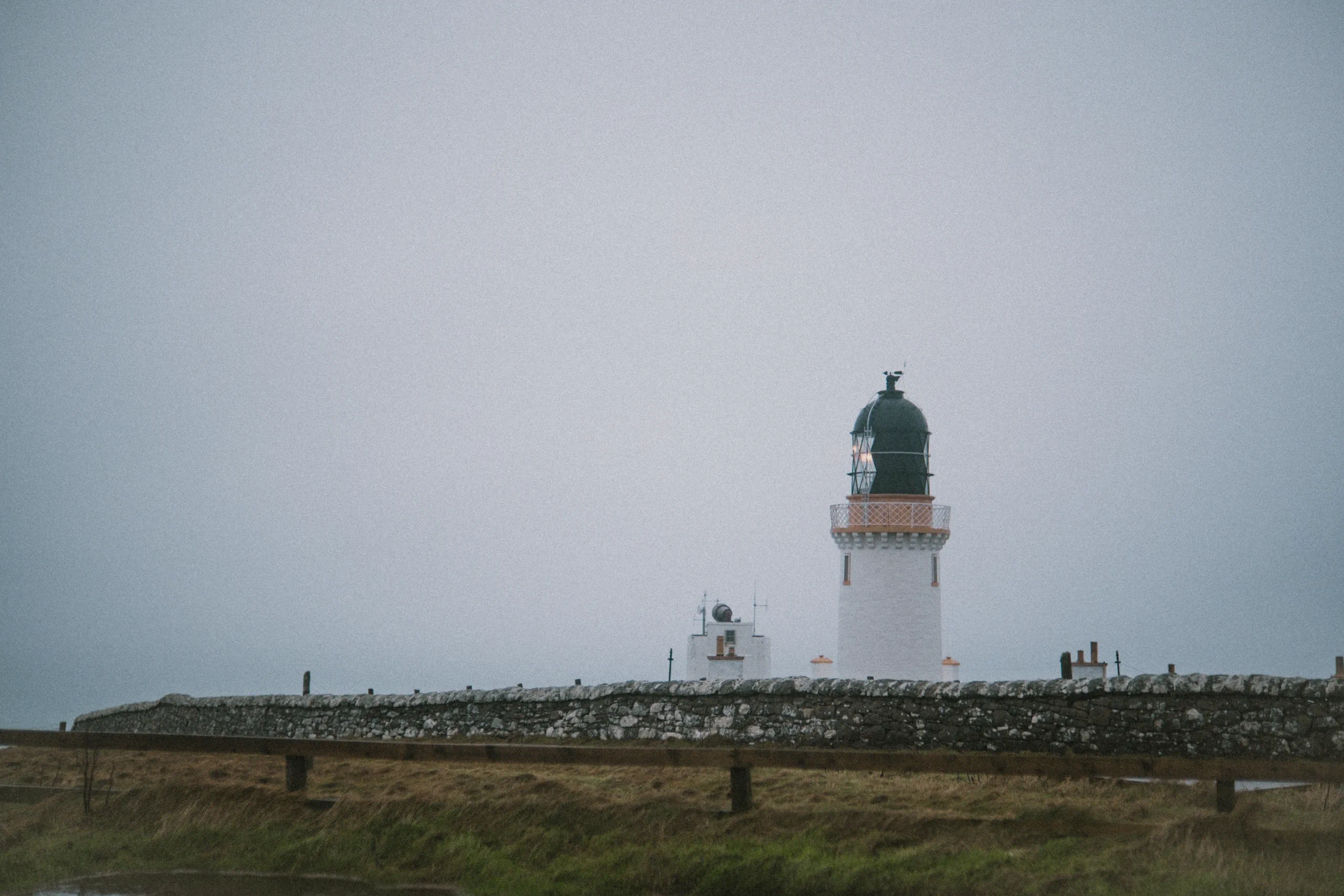 A lighthouse in scotland