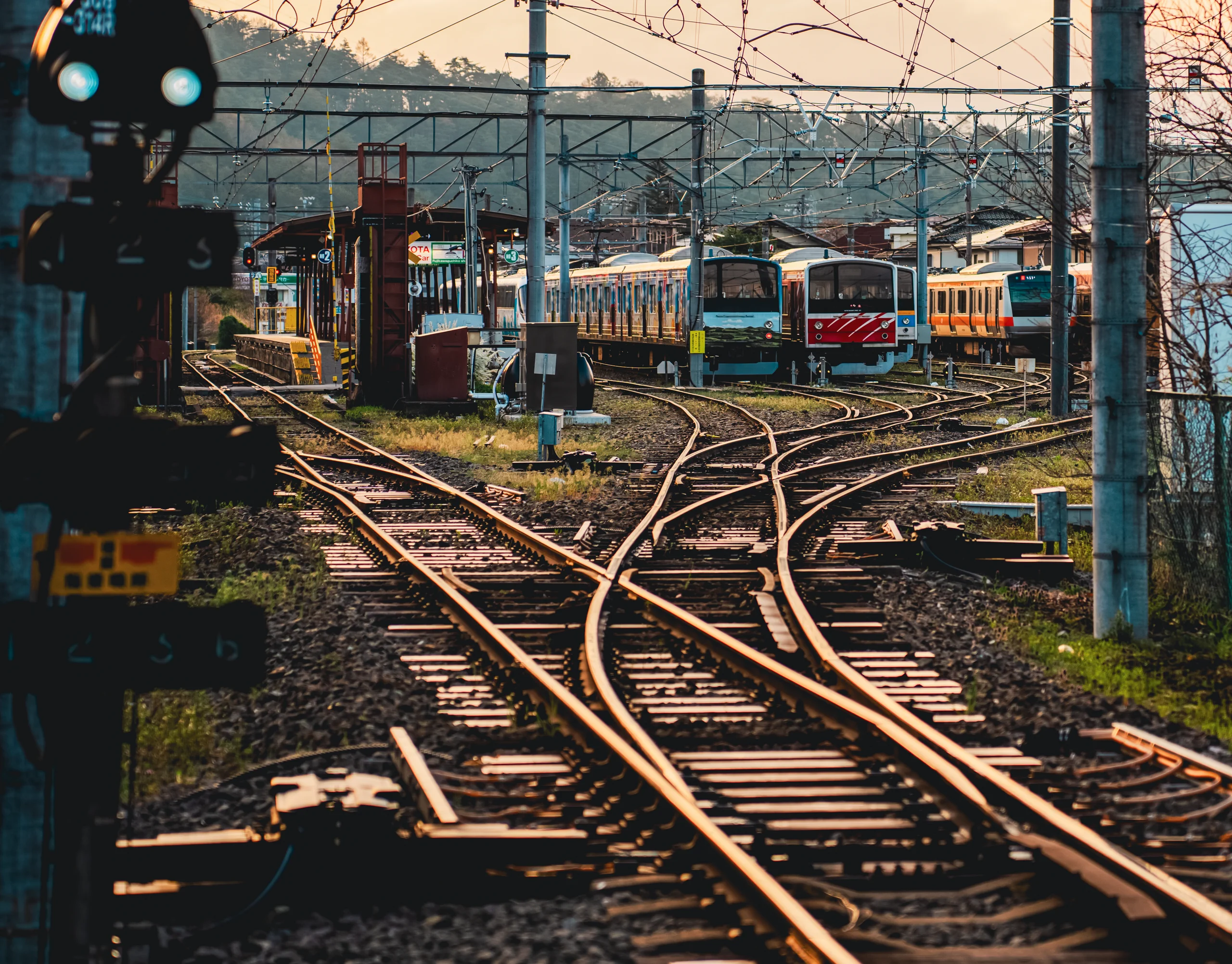 Train station of Fujikawaguchiko